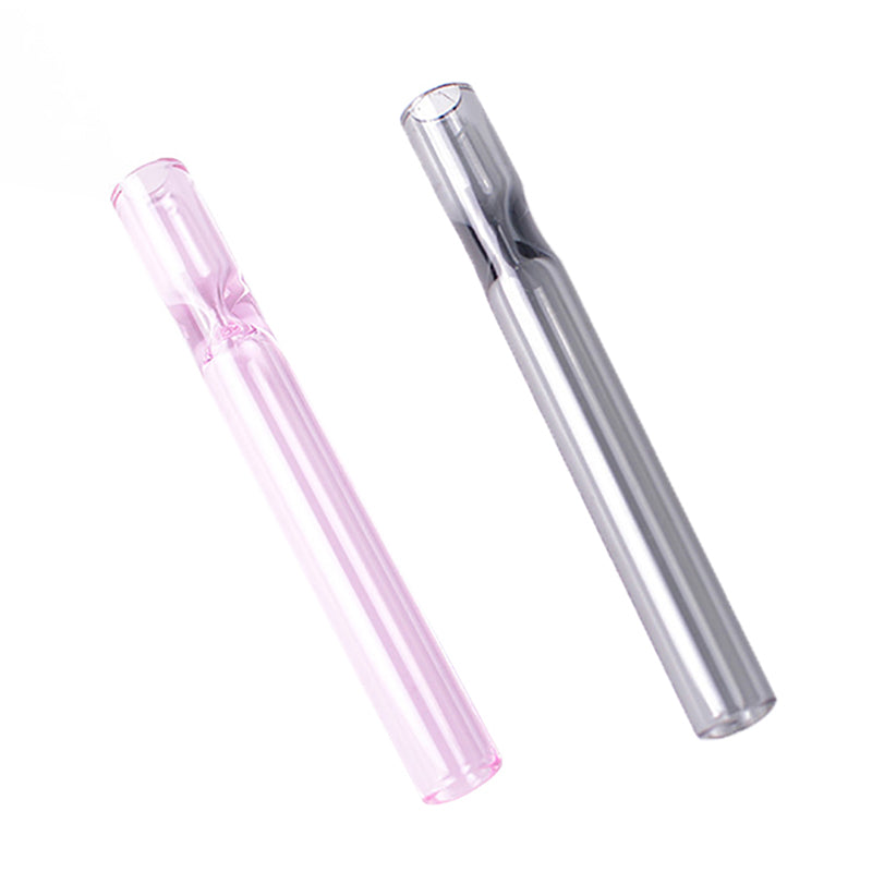 4-Inch Glass Tube Cigarette Holder (Multi-color)